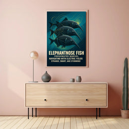 Elephantnose Fish Freshwater Marvel Poster PosterGoat