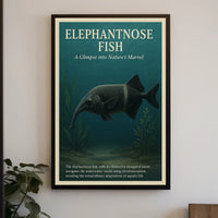 Elephantnose Fish Nature's Marvel Poster PosterGoat