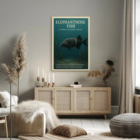 Elephantnose Fish Nature's Marvel Poster PosterGoat