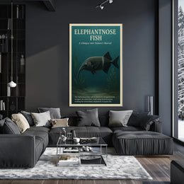 Elephantnose Fish Nature's Marvel Poster PosterGoat