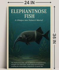 Elephantnose Fish Nature's Marvel Poster PosterGoat