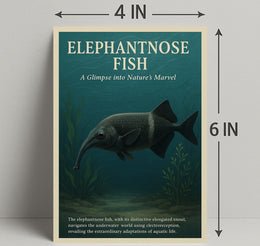Elephantnose Fish Nature's Marvel Poster PosterGoat