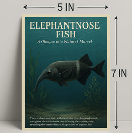 Elephantnose Fish Nature's Marvel Poster PosterGoat