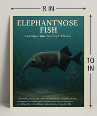 Elephantnose Fish Nature's Marvel Poster PosterGoat