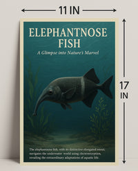 Elephantnose Fish Nature's Marvel Poster PosterGoat