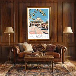 Elista Architectural Essence Travel Poster PosterGoat