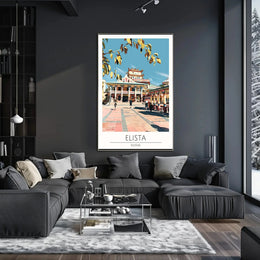 Elista Architectural Essence Travel Poster PosterGoat