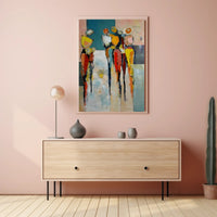 Elongated Humanoid Figures Abstract or Artistic Poster PosterGoat