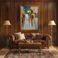 Elongated Humanoid Figures Abstract or Artistic Poster PosterGoat