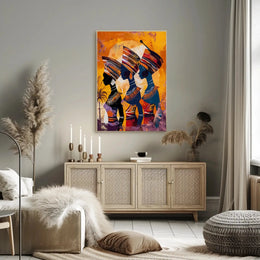 Embrace African Culture with Vibrant Artwork Cultural Heritage Poster PosterGoat
