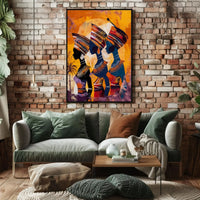 Embrace African Culture with Vibrant Artwork Cultural Heritage Poster PosterGoat