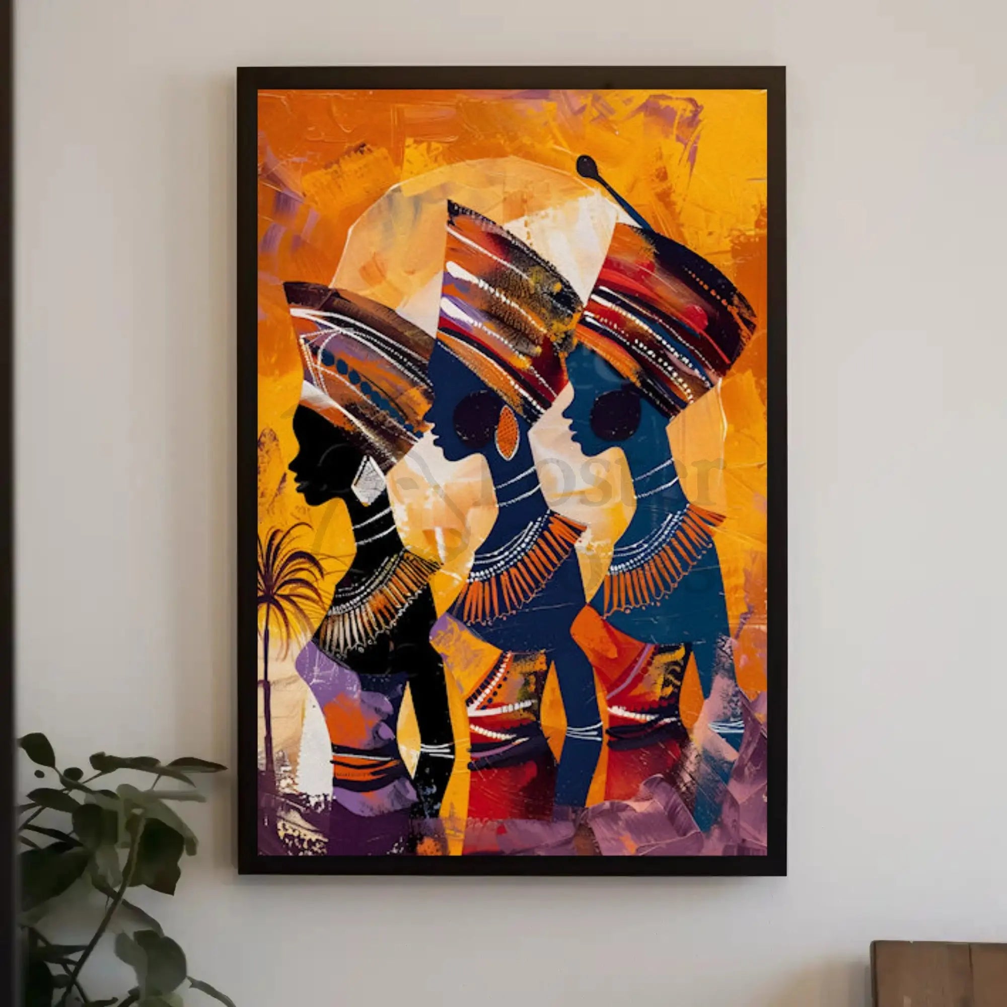 Embrace African Culture with Vibrant Artwork Cultural Heritage Poster PosterGoat