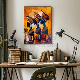 Embrace African Culture with Vibrant Artwork Cultural Heritage Poster PosterGoat