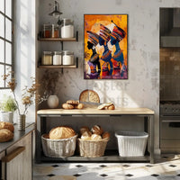 Embrace African Culture with Vibrant Artwork Cultural Heritage Poster PosterGoat