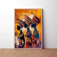 Embrace African Culture with Vibrant Artwork Cultural Heritage Poster PosterGoat