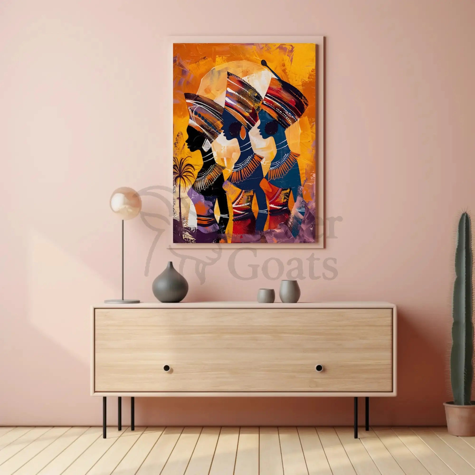 Embrace African Culture with Vibrant Artwork Cultural Heritage Poster PosterGoat