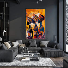 Embrace African Culture with Vibrant Artwork Cultural Heritage Poster PosterGoat