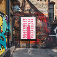 Empire State Building Modern Minimalist Travel Poster PosterGoat