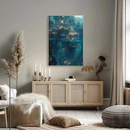 Enchanted Atlantis Fantasy Cityscape Art Poster PosterGoat