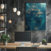 Enchanted Atlantis Fantasy Cityscape Art Poster PosterGoat