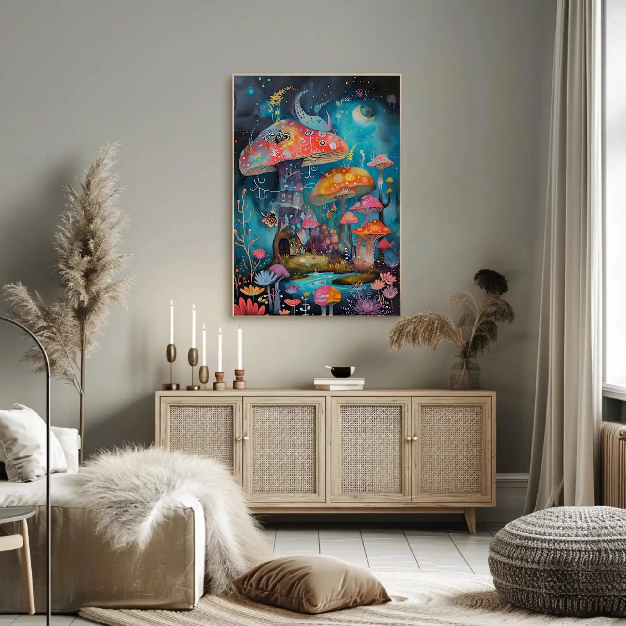Enchanted Fairyland Fantasy Scene Artistic Pop Culture Poster PosterGoat