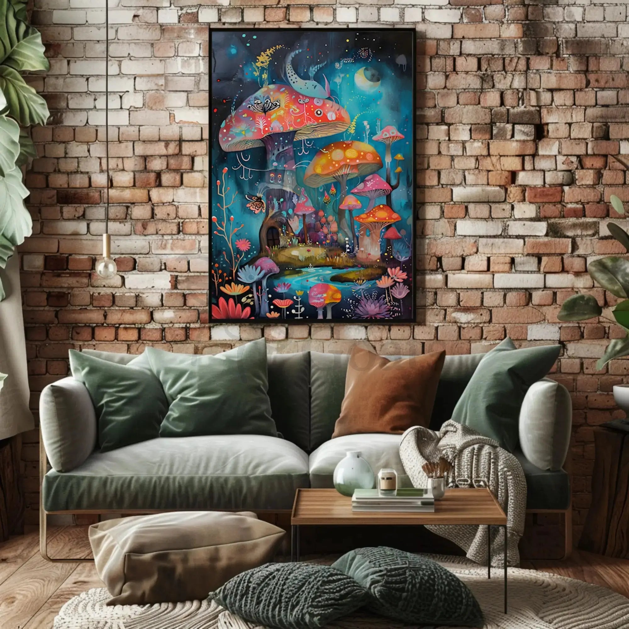 Enchanted Fairyland Fantasy Scene Artistic Pop Culture Poster PosterGoat