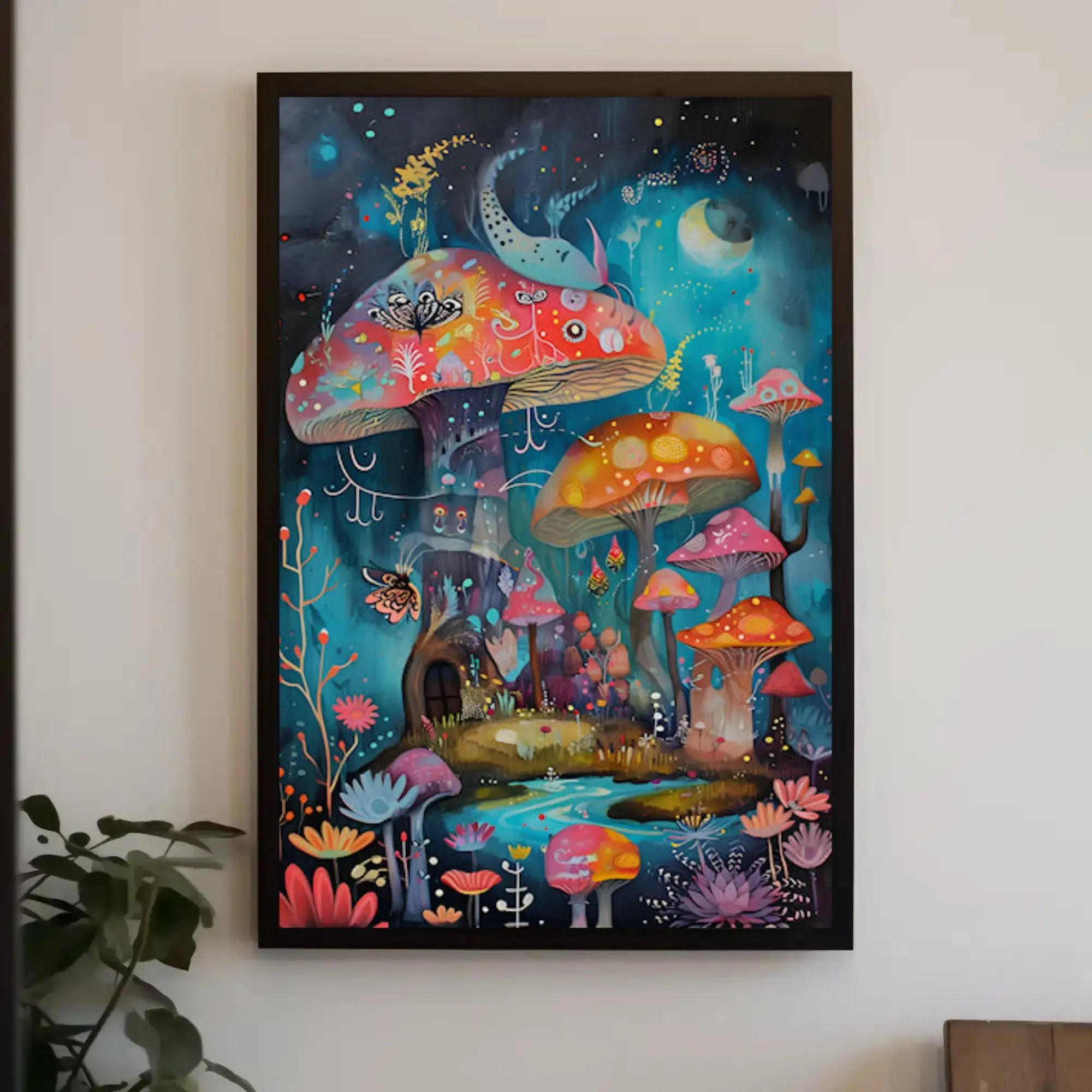 Enchanted Fairyland Fantasy Scene Artistic Pop Culture Poster PosterGoat