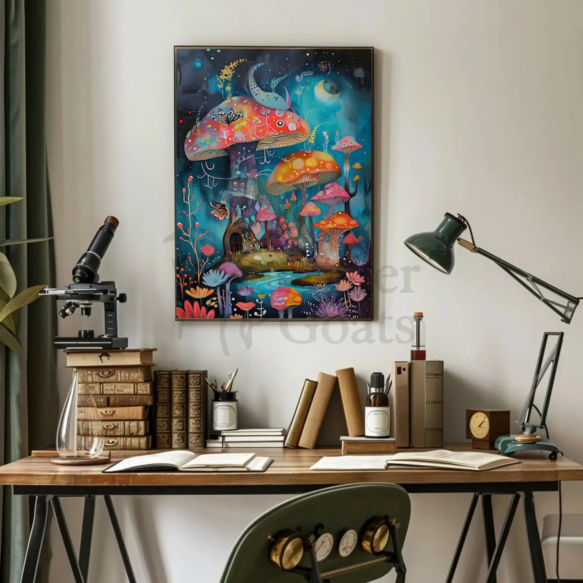 Enchanted Fairyland Fantasy Scene Artistic Pop Culture Poster PosterGoat