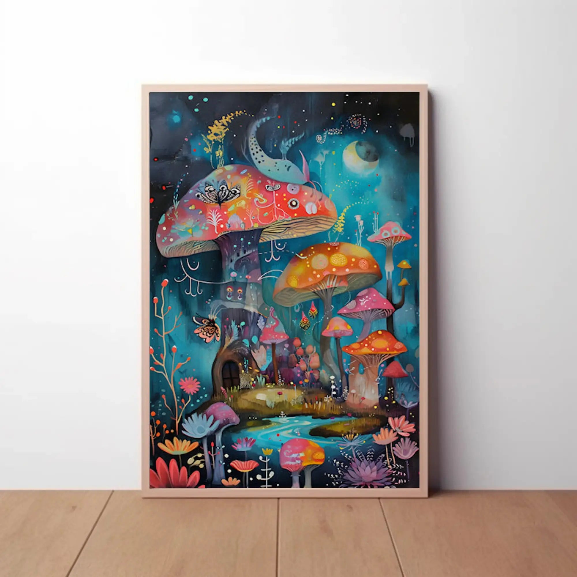 Enchanted Fairyland Fantasy Scene Artistic Pop Culture Poster PosterGoat