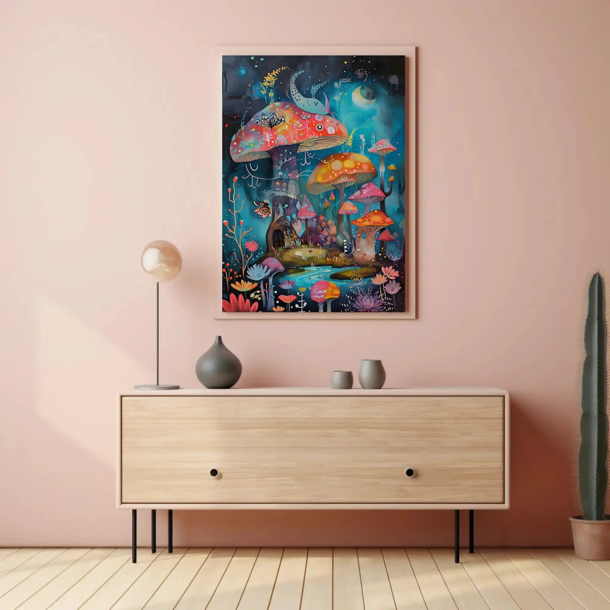 Enchanted Fairyland Fantasy Scene Artistic Pop Culture Poster PosterGoat