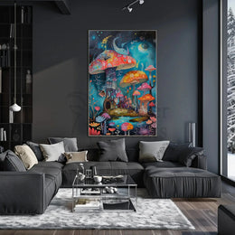 Enchanted Fairyland Fantasy Scene Artistic Pop Culture Poster PosterGoat