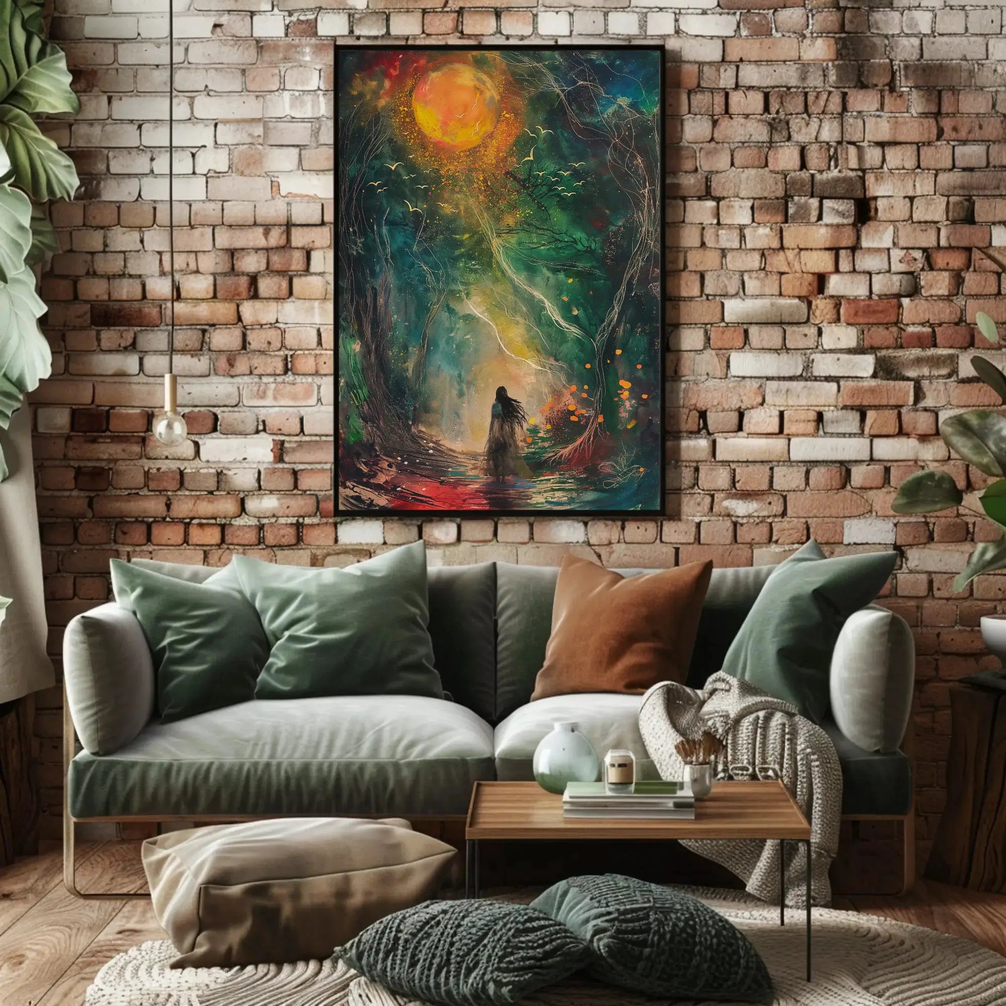 Enchanted Forest Journey Fantasy Art Poster PosterGoat