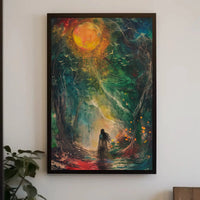 Enchanted Forest Journey Fantasy Art Poster PosterGoat