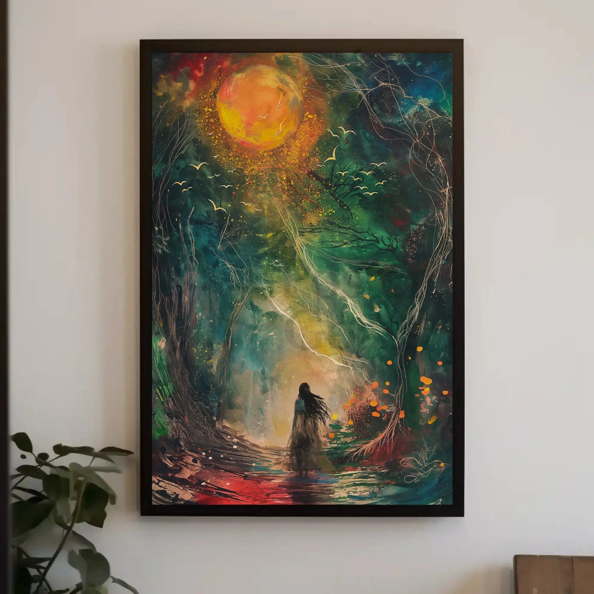 Enchanted Forest Journey Fantasy Art Poster PosterGoat