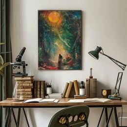 Enchanted Forest Journey Fantasy Art Poster PosterGoat