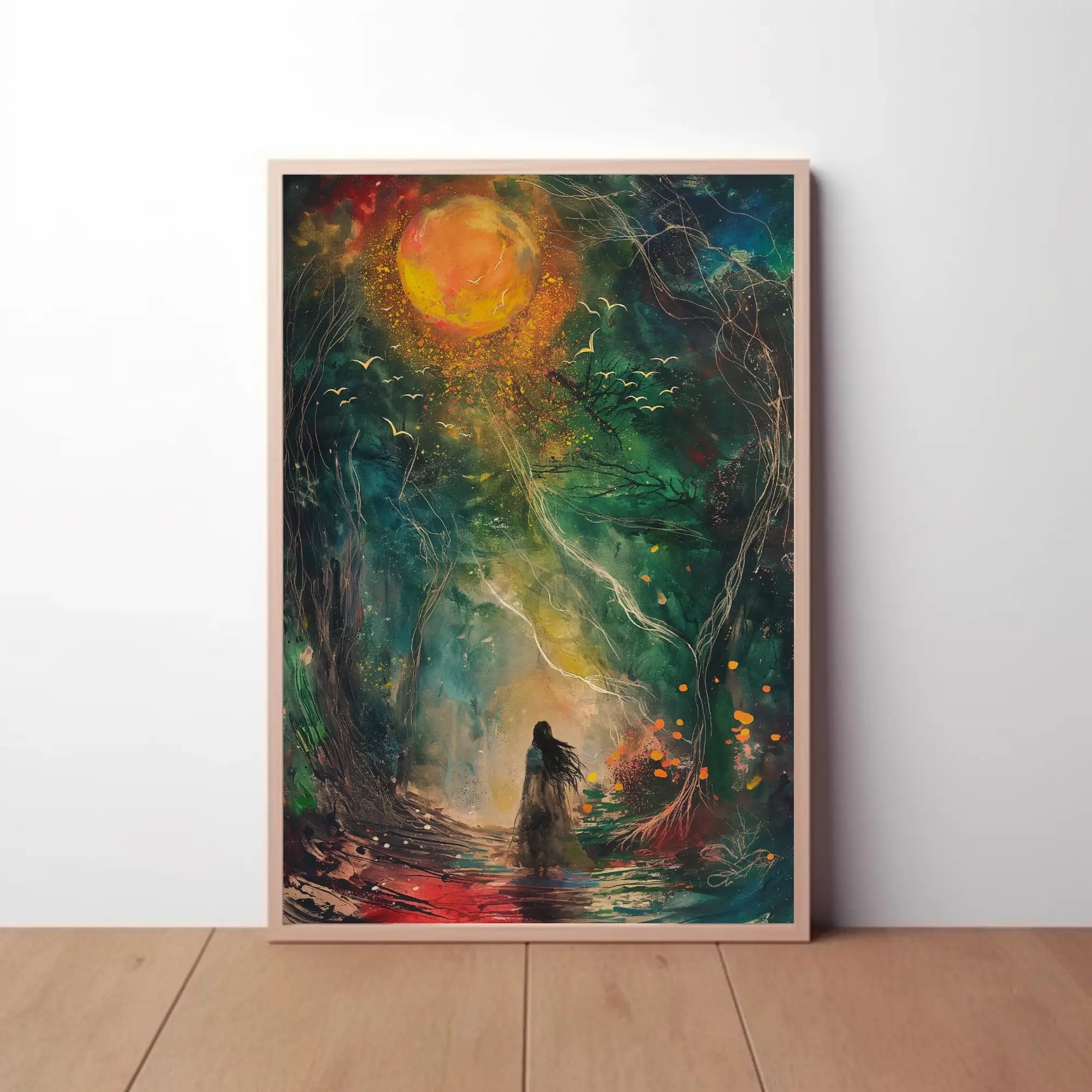 Enchanted Forest Journey Fantasy Art Poster PosterGoat