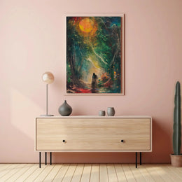 Enchanted Forest Journey Fantasy Art Poster PosterGoat