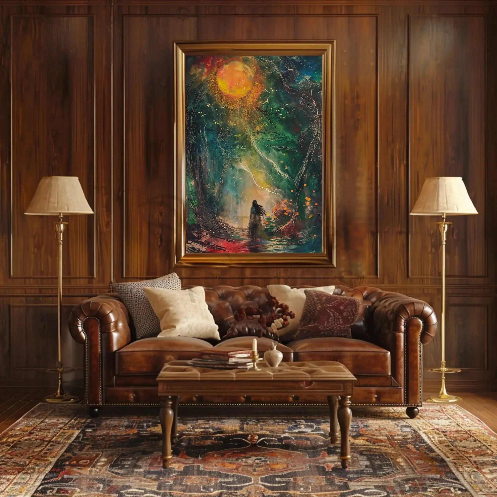 Enchanted Forest Journey Fantasy Art Poster PosterGoat