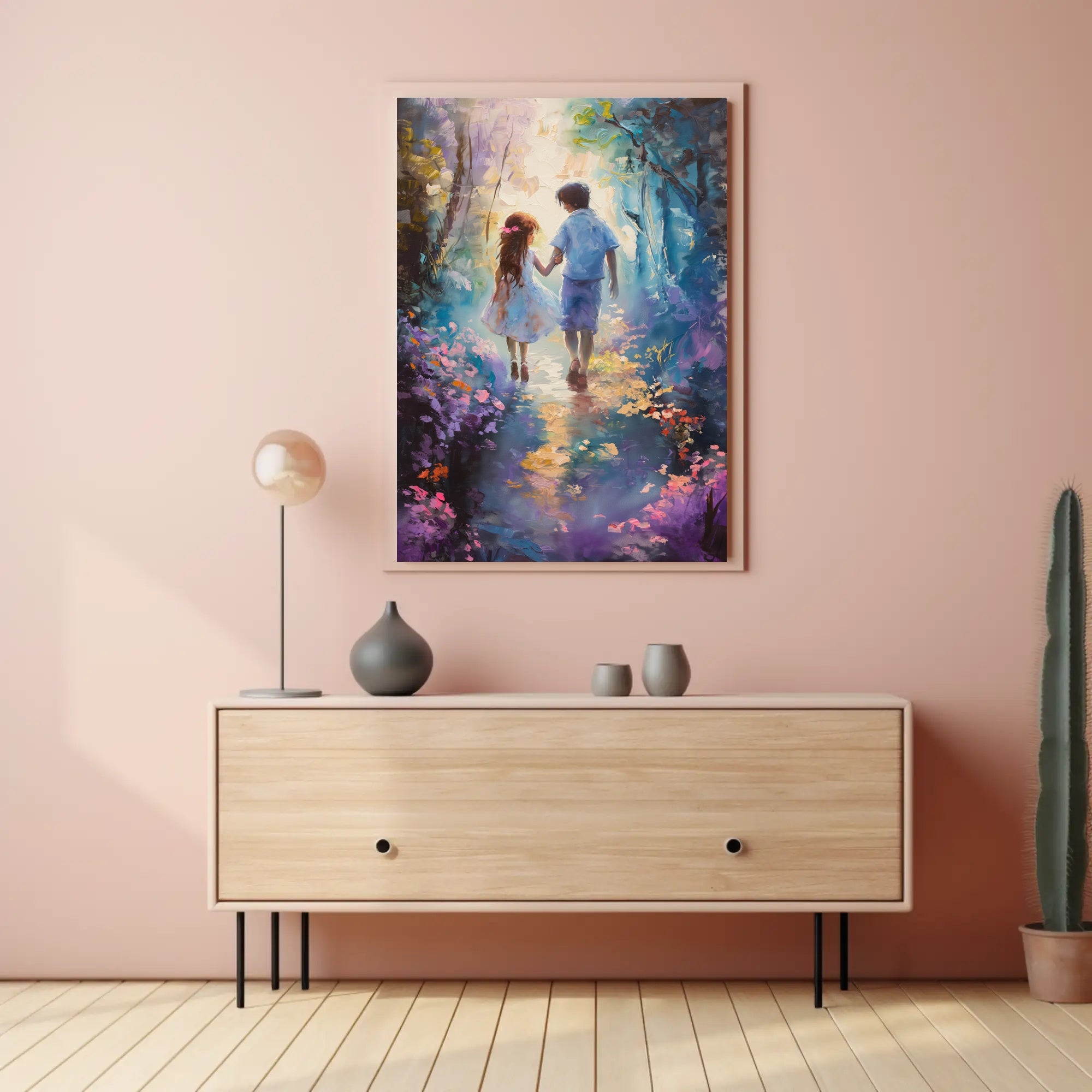 Enchanted Forest Path Whimsical Fantasy or Mythology Poster PosterGoat