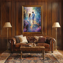 Enchanted Forest Path Whimsical Fantasy or Mythology Poster PosterGoat