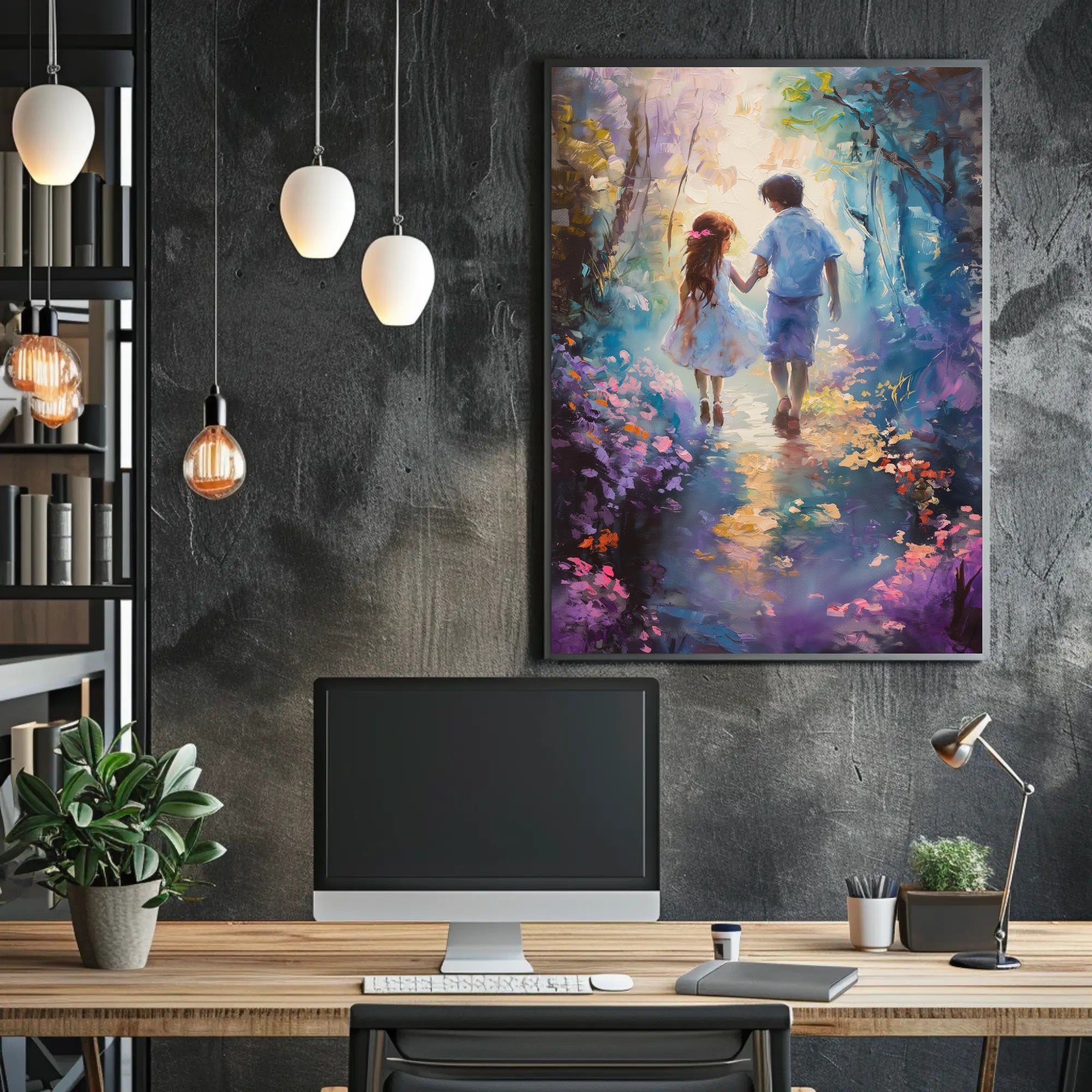 Enchanted Forest Path Whimsical Fantasy or Mythology Poster PosterGoat