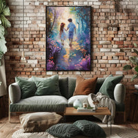 Enchanted Forest Path Whimsical Fantasy or Mythology Poster PosterGoat