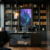 Enchanted Gothic Castle Fantasy Art Print - Abstract Poster PosterGoat