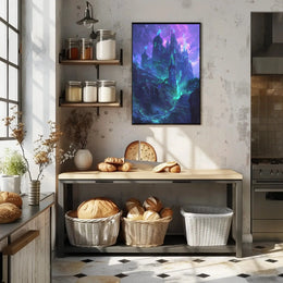 Enchanted Gothic Castle Fantasy Art Print - Abstract Poster PosterGoat
