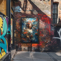 Enchanted Underwater Woman Fantasy Art Artistic Poster PosterGoat