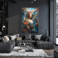 Enchanted Underwater Woman Fantasy Art Artistic Poster PosterGoat