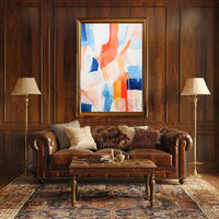 Energetic Abstract Colors Inspire Emotion and Movement Poster PosterGoat