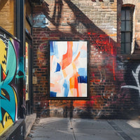 Energetic Abstract Colors Inspire Emotion and Movement Poster PosterGoat