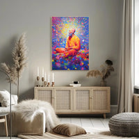 Enlightened Meditation Spiritual Art Print Abstract Poster PosterGoat