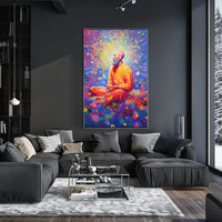 Enlightened Meditation Spiritual Art Print Abstract Poster PosterGoat